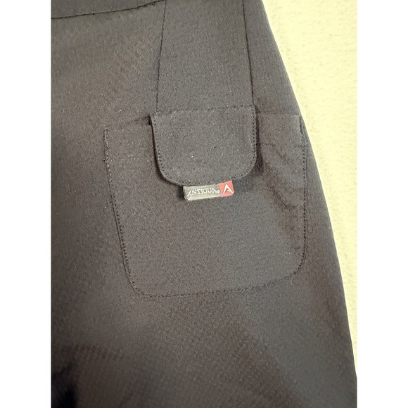 Antigua Golf Shorts, Women,Size 6, Black, Desert Dry Dry, Black, Cargo Pockets - Picture 9 of 15